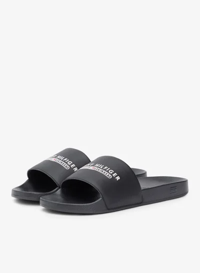 TOMMY HILFIGER Logo Embroidery Pool Slides